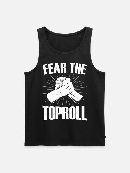 Arm wrestling arm wrestler - Men's Premium Organic Tank Top - black