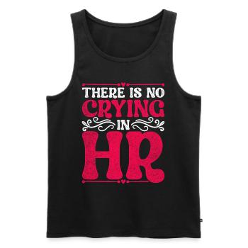 Responsable RH Responsable Ressources Humaines - Débardeur bio Premium Homme - noir - Devant - AI Model Male 178 light (178cm)