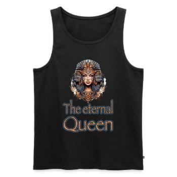 The Eternal Quenn Ägypten Königin Kleopatra - Männer Premium Bio Tank Top - Schwarz - Vorne - Michal (187cm)