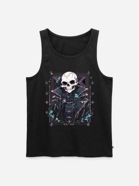 Skull Skull Skulls Skull Skeleton - Men's Premium Organic Tank Top - black