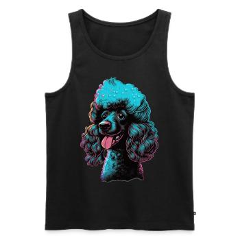 Cute Poodle Dog Breed Pet Lover - Männer Premium Bio Tank Top - Schwarz - Vorne - Michal (187cm)