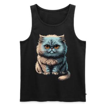 Cute Persian Cat Breed Pet Lover - Männer Premium Bio Tank Top - Schwarz - Vorne - Michal (187cm)