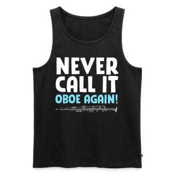 Fagott Fagottist - Männer Premium Bio Tank Top - Schwarz - Vorne - Michal (187cm)