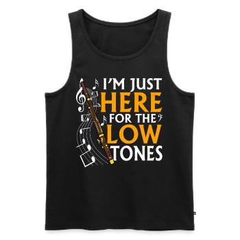 Fagott Fagottist - Männer Premium Bio Tank Top - Schwarz - Vorne - Michal (187cm)