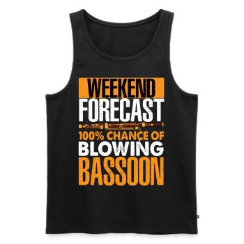 Fagottist - Männer Premium Bio Tank Top - Schwarz - Vorne - Michal (187cm)