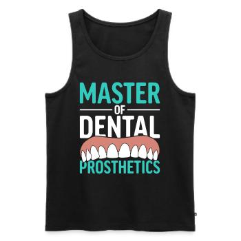 Dental Technician Master Of Dental Prosthetics - Men's Premium Organic Tank Top - black - Front - AI Model Male 178 light (178cm)
