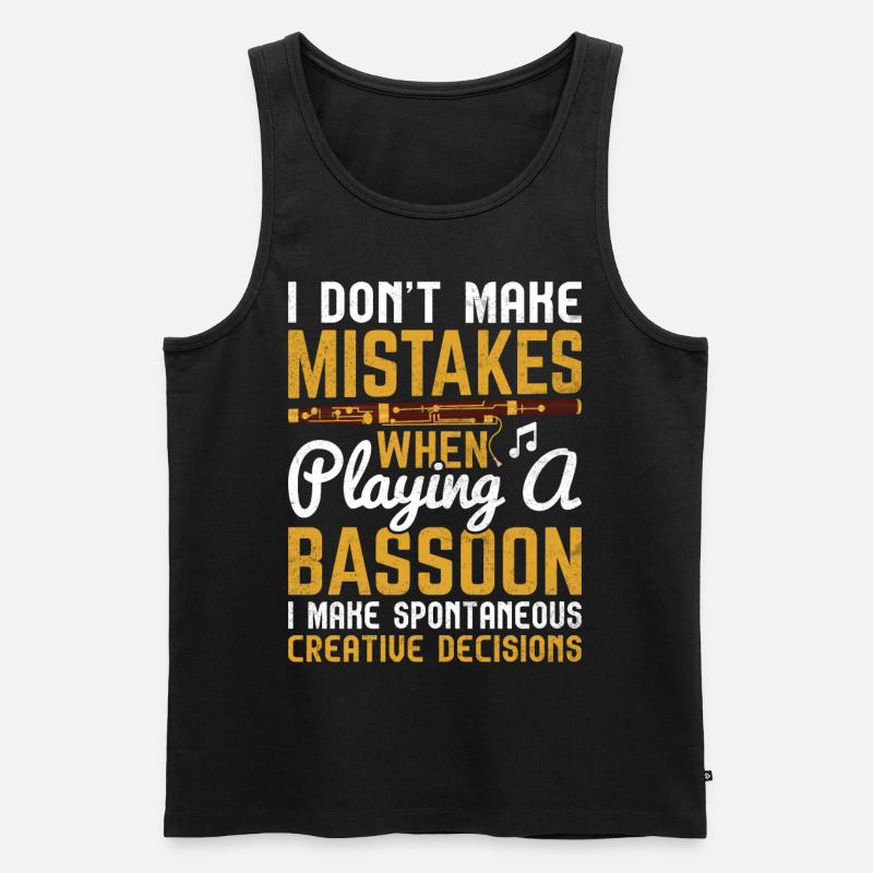 Fagottist - Männer Premium Bio Tank Top - Schwarz