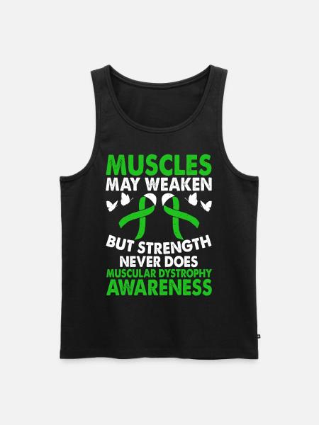 Muscular Dystrophy Awareness Month - Men's Premium Organic Tank Top - black