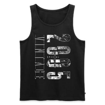 Vintage 2005 Special Edition Year of birth 2005 - Men's Premium Organic Tank Top - black - Front - Michal (187cm)