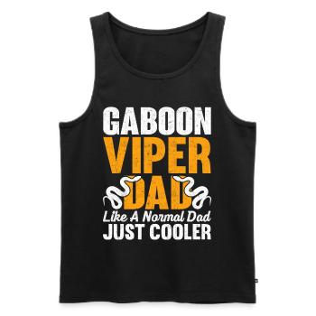 Snake owners - Men's Premium Organic Tank Top - black - Front - AI Model Male 178 light (178cm)