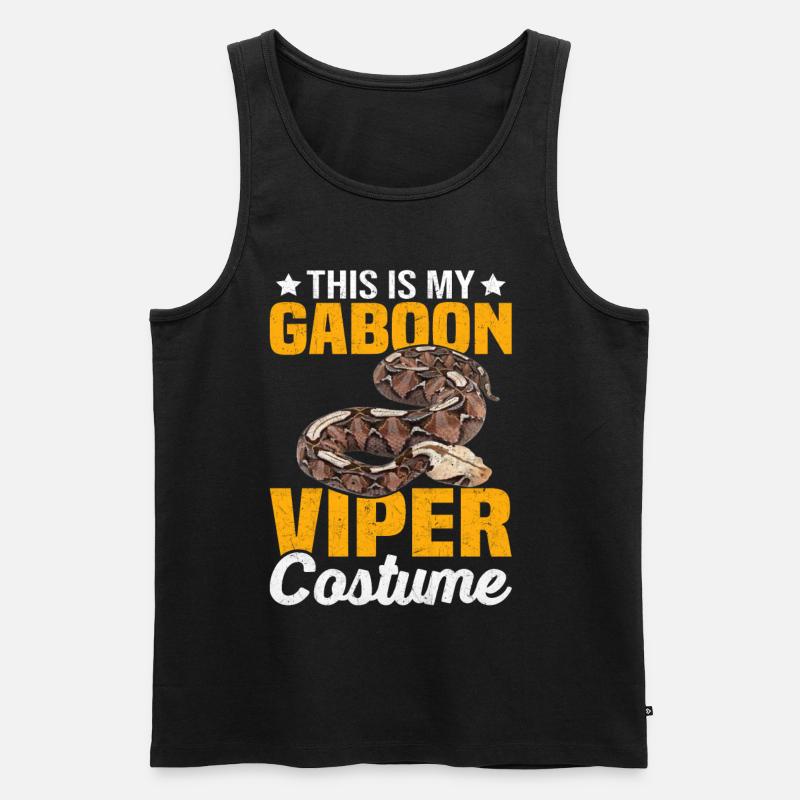 Schlangenbesitzer - Männer Premium Bio Tank Top - Schwarz