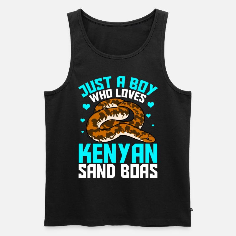 Schlangenbesitzer - Männer Premium Bio Tank Top - Schwarz