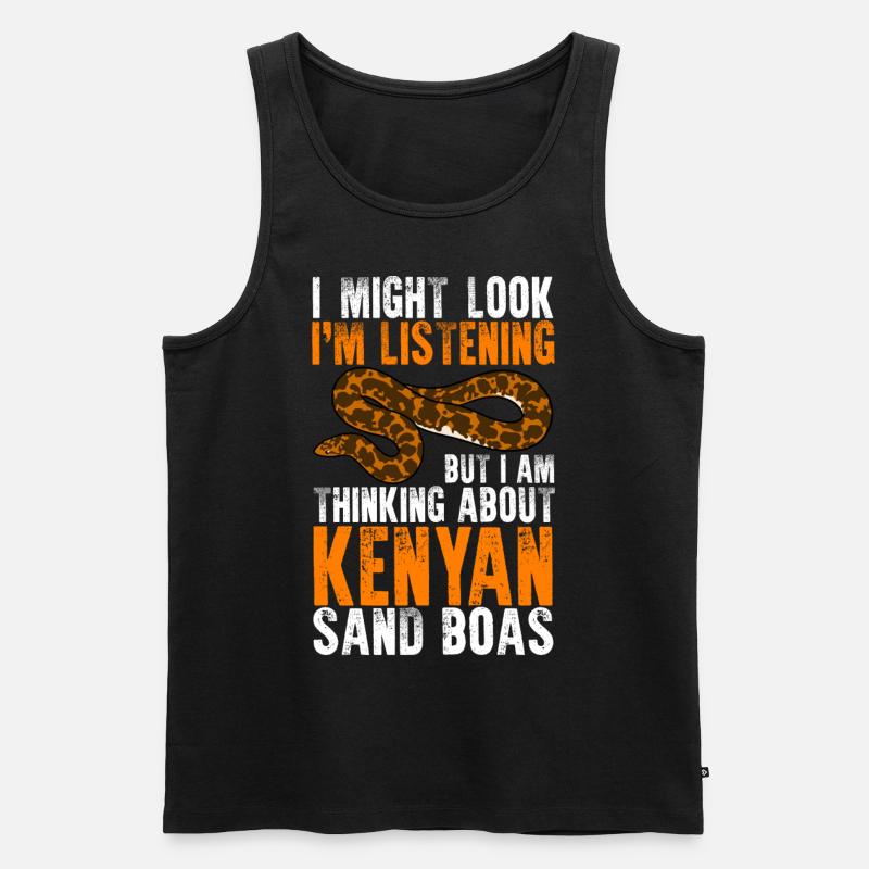 Schlangenbesitzer - Männer Premium Bio Tank Top - Schwarz