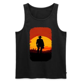 All Right After A Divorce He Has Nothing Left - Männer Premium Bio Tank Top - Schwarz - Vorne - Michal (187cm)