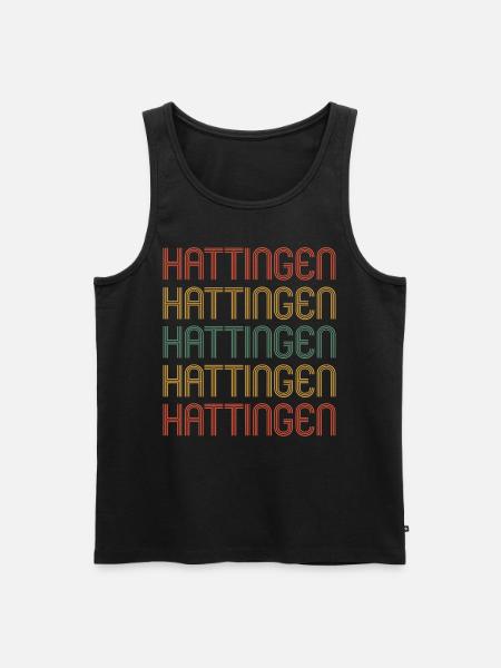 Hattingenerin Hattingener Hattingen - Men's Premium Organic Tank Top - black