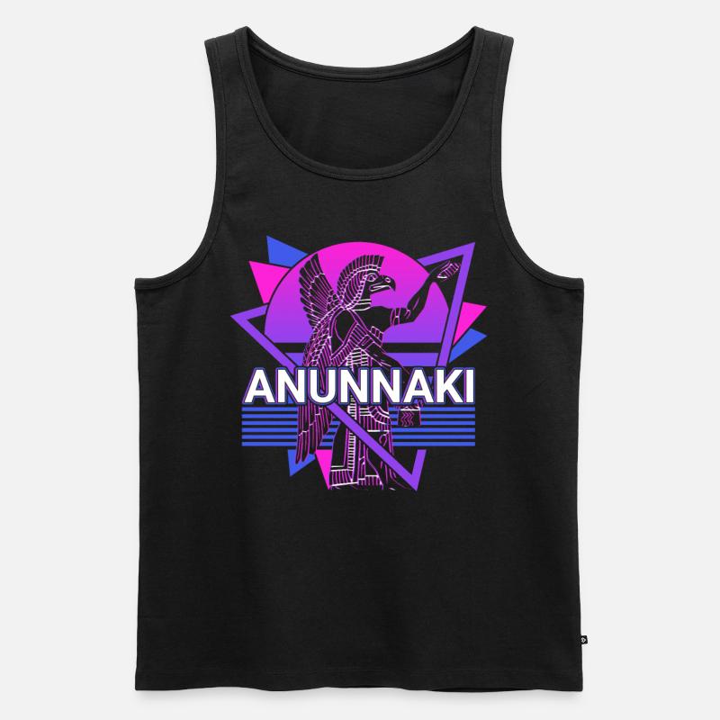 Anunnaki Antike Sumerer Babylonier Assyrer - Männer Premium Bio Tank Top - Schwarz