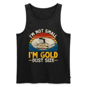 Gold prospectors, gold diggers, gold seekers - Men's Premium Organic Tank Top - black - Front - AI Model Male 178 light (178cm)