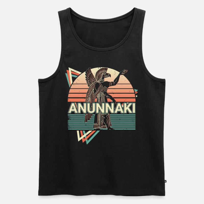 Anunnaki Antike Sumerer Babylonier Assyrer - Männer Premium Bio Tank Top - Schwarz