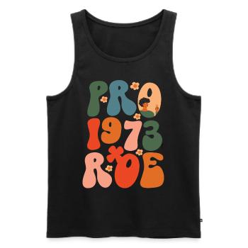 Féministe Pro 1973 Roe - Débardeur bio Premium Homme - noir - Devant - Michal (187cm)