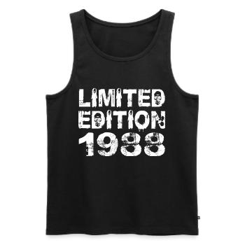 Limited Edition 1988 Birthday 1988 Birthday - Men's Premium Organic Tank Top - black - Front - Michal (187cm)