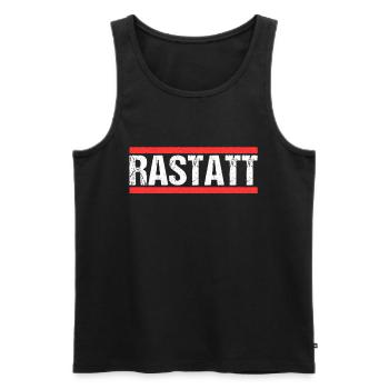 Rastatterin Rastatter Rastatt - Männer Premium Bio Tank Top - Schwarz - Vorne - Michal (187cm)