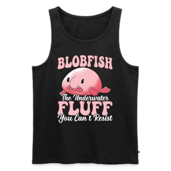 Propriétaires de blobfish Poissons blob sous-marins - Débardeur bio Premium Homme - noir - Devant - Michal (187cm)