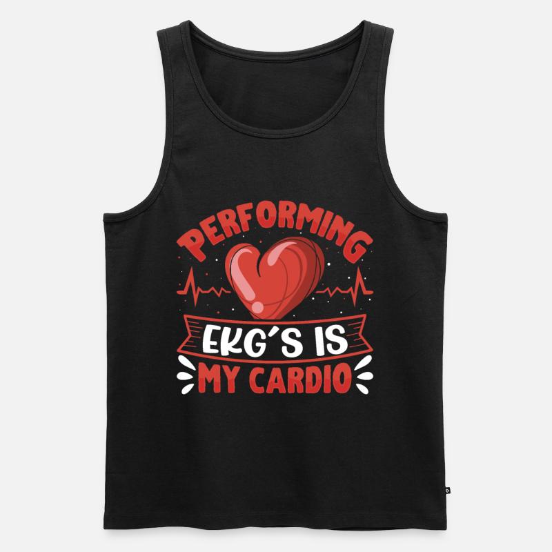 Nursing Assistent Design - Männer Premium Bio Tank Top - Schwarz