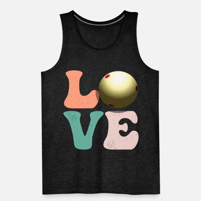 Billiards Pool Men's Premium Organic Tank Top