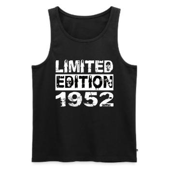 Limited Edition 1952 Birthday 1952 Birthday - Men's Premium Organic Tank Top - black - Front - Michal (187cm)