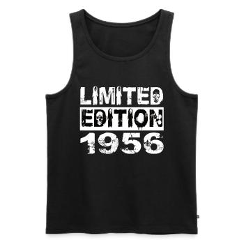 Édition Limitée 1956 Anniversaire 1956 Anniversaire - Débardeur bio Premium Homme - noir - Devant - Michal (187cm)