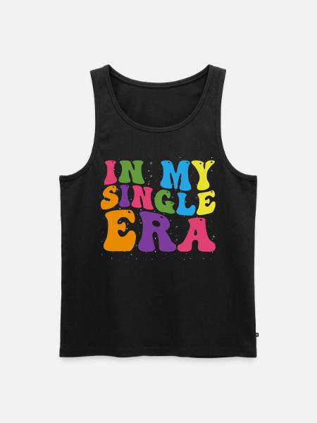 In my single era - Men's Premium Organic Tank Top - black