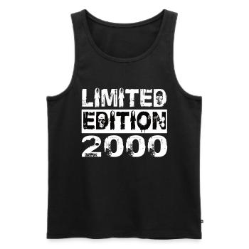 Limited Edition 2000 Birthday 2000 Birthday - Men's Premium Organic Tank Top - black - Front - Michal (187cm)