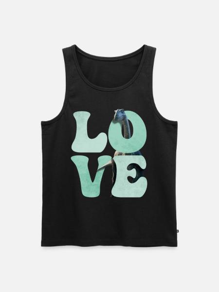 Brontosaurus Dinosaur Dino - Men's Premium Organic Tank Top - black