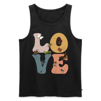 Beetle collecting beetle collectors Entomology - Men's Premium Organic Tank Top - black - Front - AI Model Male 178 light (178cm)