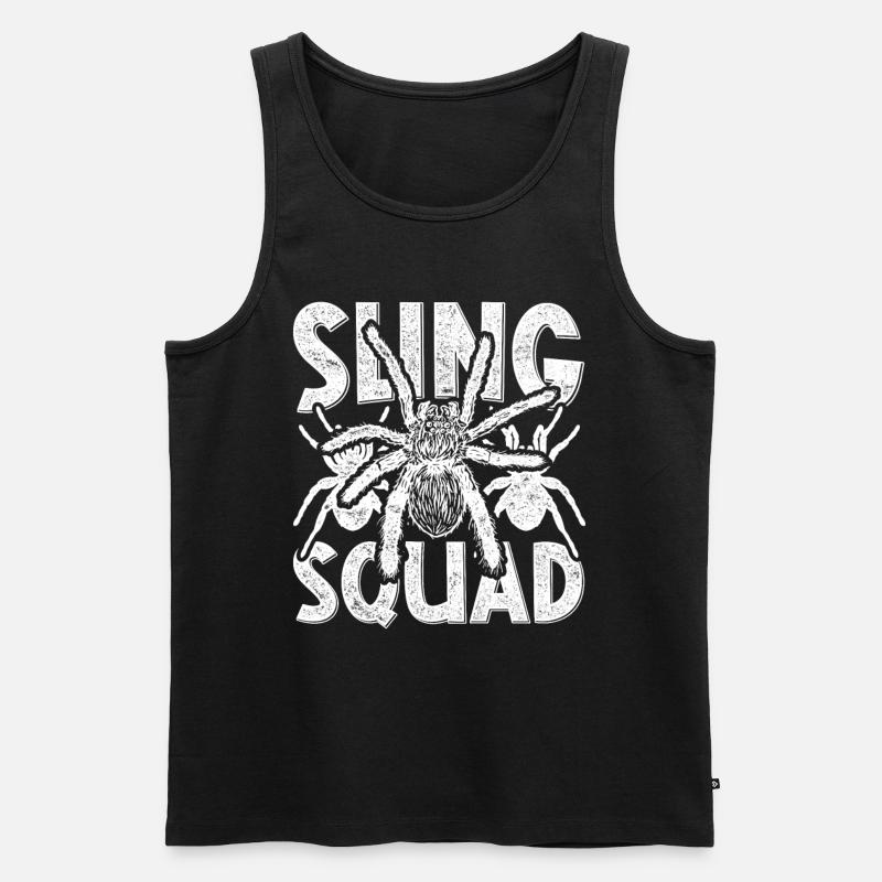 Tarantula Sling Squad - Men's Premium Organic Tank Top - black