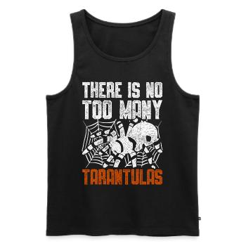 Tarantula There Is No Too Many Tarantulas - Men's Premium Organic Tank Top - black - Front - AI Model Male 178 light (178cm)