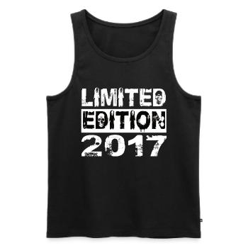 Limited Edition 2017 Birthday 2017 Birthday - Men's Premium Organic Tank Top - black - Front - Michal (187cm)