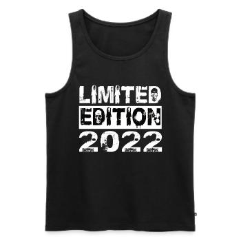 Limited Edition 2022 Geburtstag 2022 Geburtstag - Männer Premium Bio Tank Top - Schwarz - Vorne - Michal (187cm)