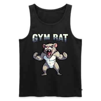Gym Council Bodybuilding Weight Training Fun Fitness - Men's Premium Organic Tank Top - black - Front - Michal (187cm)