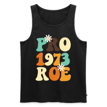 Féministe Pro 1973 Roe - Débardeur bio Premium Homme - noir - Devant - Michal (187cm)