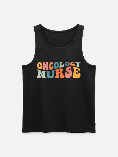 Groovy onkologi sygeplejerske kræft kemo kran - Herre Premium økologisk tanktop - sort