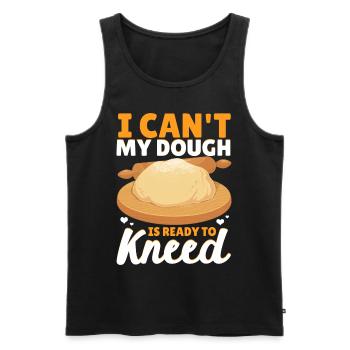 Funny bread baking baker - Men's Premium Organic Tank Top - black - Front - Michal (187cm)