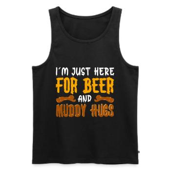 Perfect funny Race - Männer Premium Bio Tank Top - Schwarz - Vorne - AI Model Male 178 light (178cm)