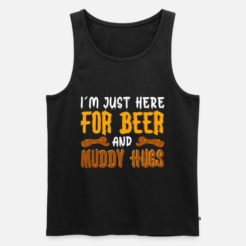 Perfect funny Race - Männer Premium Bio Tank Top - Schwarz