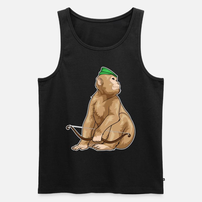 Arc Monkey Archer - Débardeur bio Premium Homme - noir