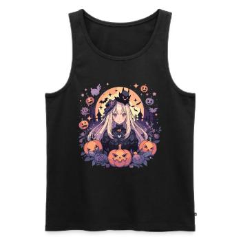 Witch Helloween Witches Outfit Witches - Men's Premium Organic Tank Top - black - Front - AI Model Male 178 light (178cm)