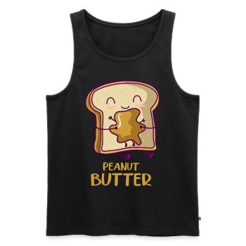 Erdnussbutter Pb&j Peanut Butter Jelly Halloween - Men's Premium Organic Tank Top - black - Front - Michal (187cm)