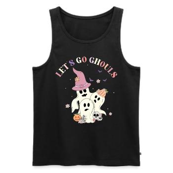 Let's Go Ghouls - Männer Premium Bio Tank Top - Schwarz - Vorne - Michal (187cm)