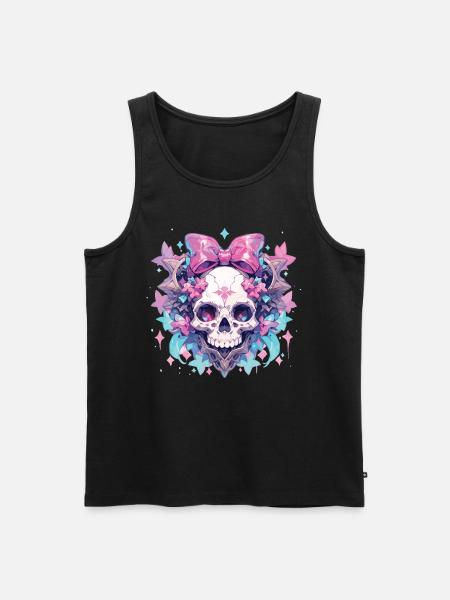 Totenkopf Todenschädel Skull Skulls - Men's Premium Organic Tank Top - black