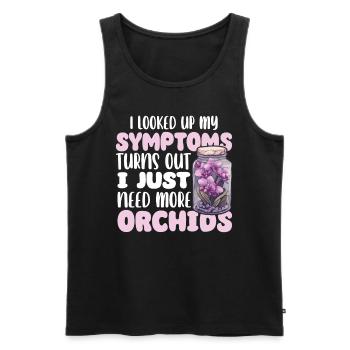 I Looked Up My Symptoms turns out i just need more - Männer Premium Bio Tank Top - Schwarz - Vorne - AI Model Male 178 light (178cm)